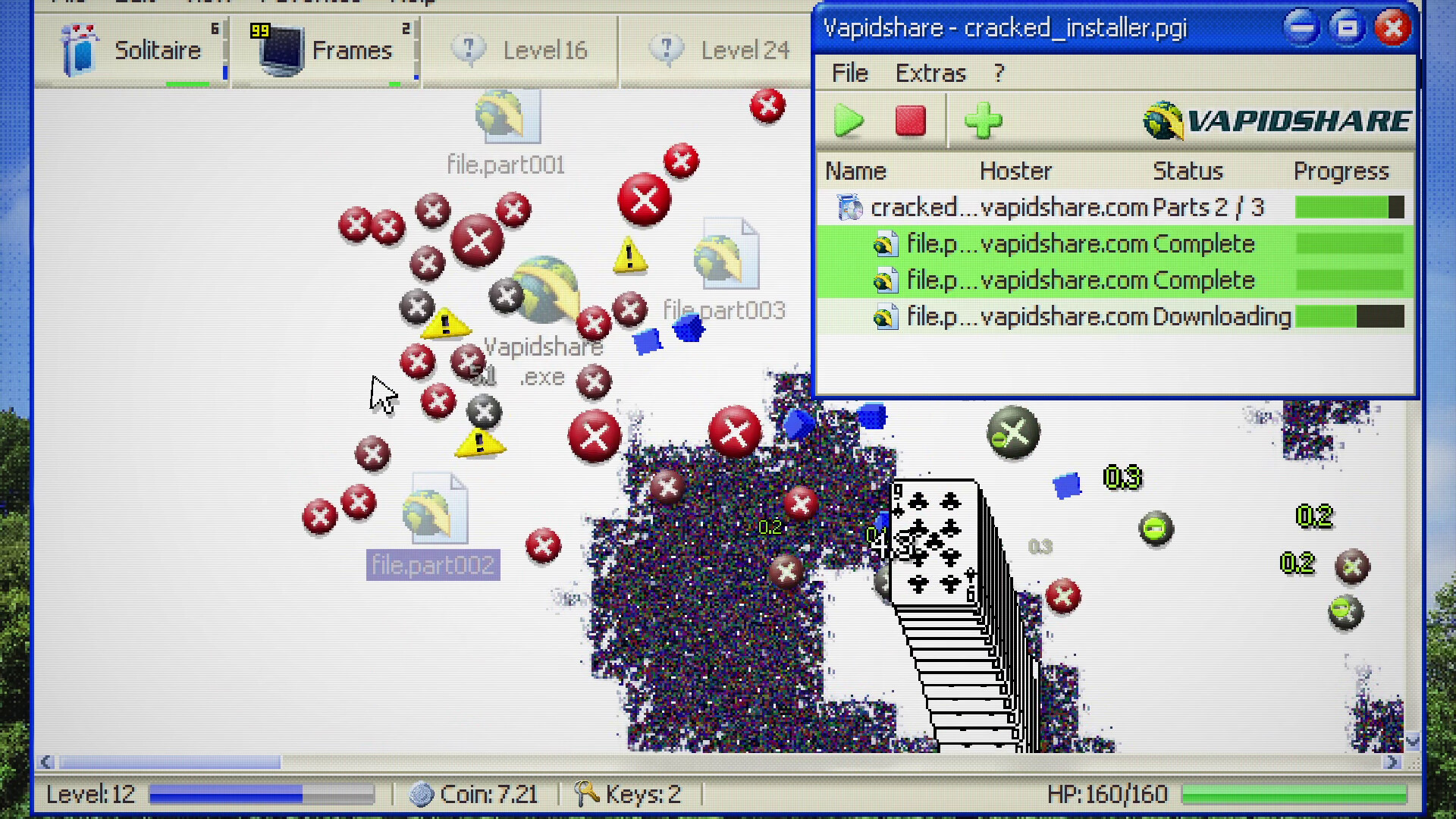 Gameplay de Antivirus Survivors 2003 Professional