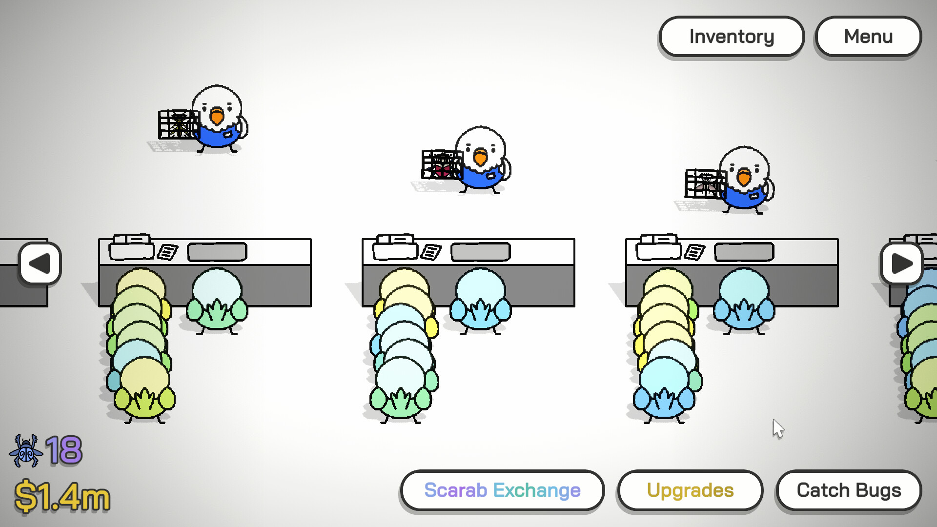 Gameplay de Budgie's Bug Shop