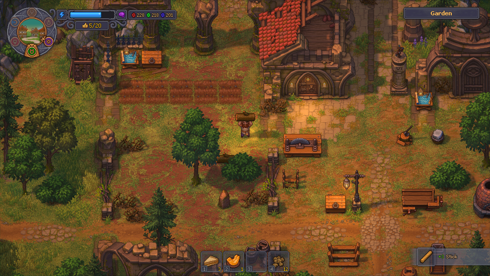 Gameplay de Graveyard Keeper 2