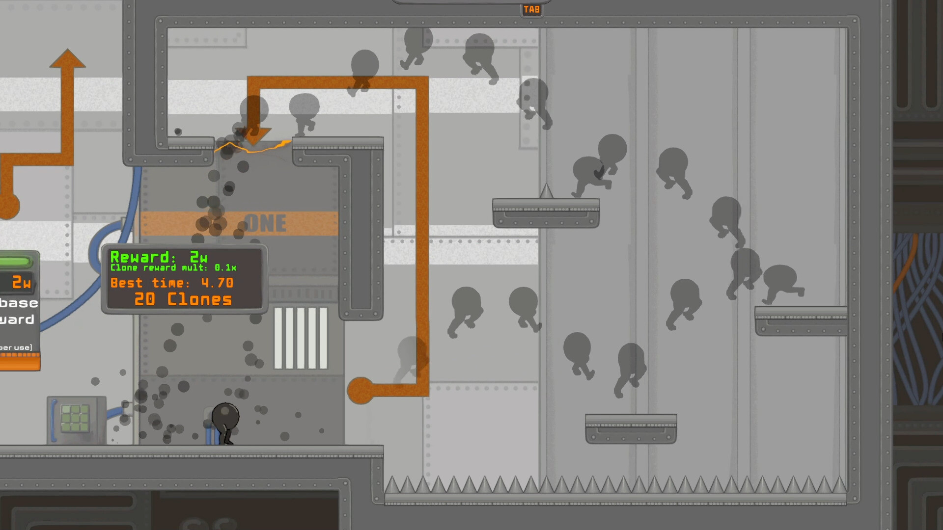 Gameplay de IGTAP: an Incremental Game That's Also a Platformer