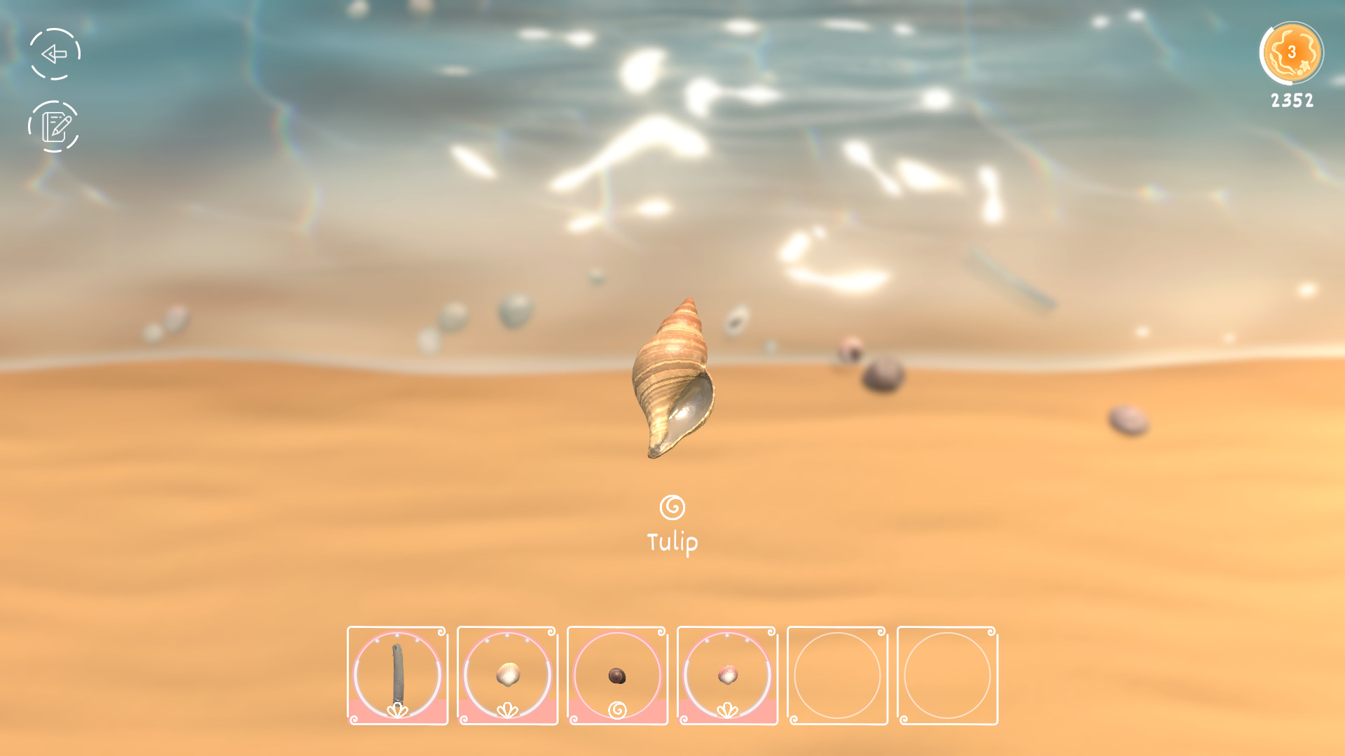 Gameplay de Seashell